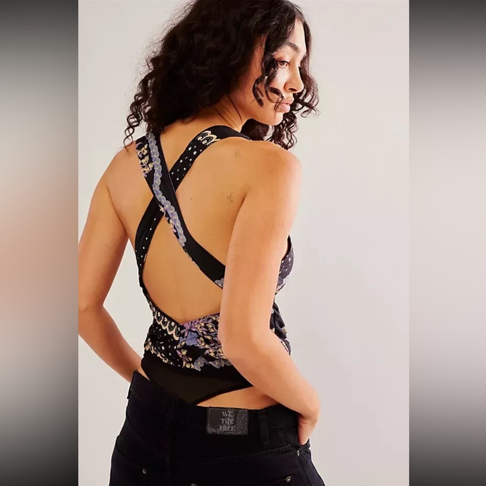 Free People Intimately Sweet Thing Bodysuit sz M - Picture 3 of 9